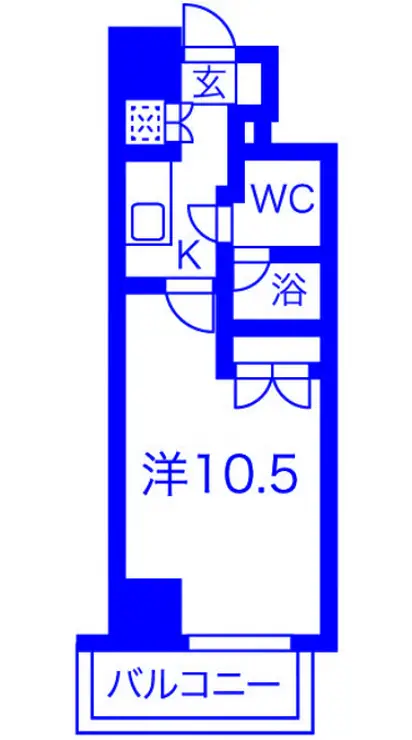 スパシエ・エル新横浜 6階階 間取り