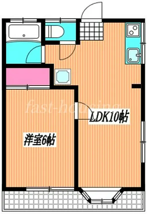 小金井渡部ハイツ 1階階 間取り