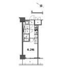 S-RESIDENCE神宮西駅前ASCENT(1K/11階)の間取り写真