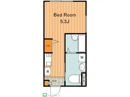 フェリーチェ中野坂上D(1K/1階)の間取り写真