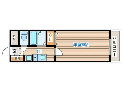 シティハイツ41(1K/3階)の間取り写真