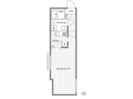 ZESTY新江古田(ワンルーム/2階)の間取り写真