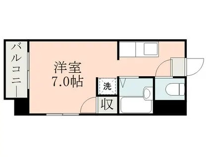 第二ステップイン金満(1K/4階)の間取り写真