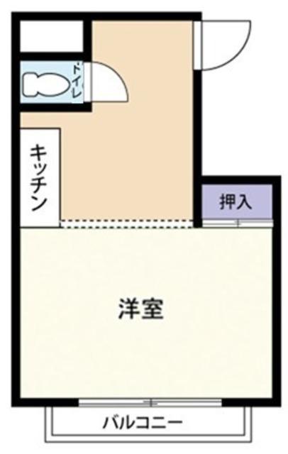 クロノス石神井台(1K/2階)の間取り写真