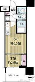 セレニテ中崎町リアン(1DK/11階)の間取り写真