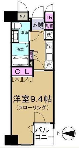 プライムアーバン池袋(1K/7階)の間取り写真