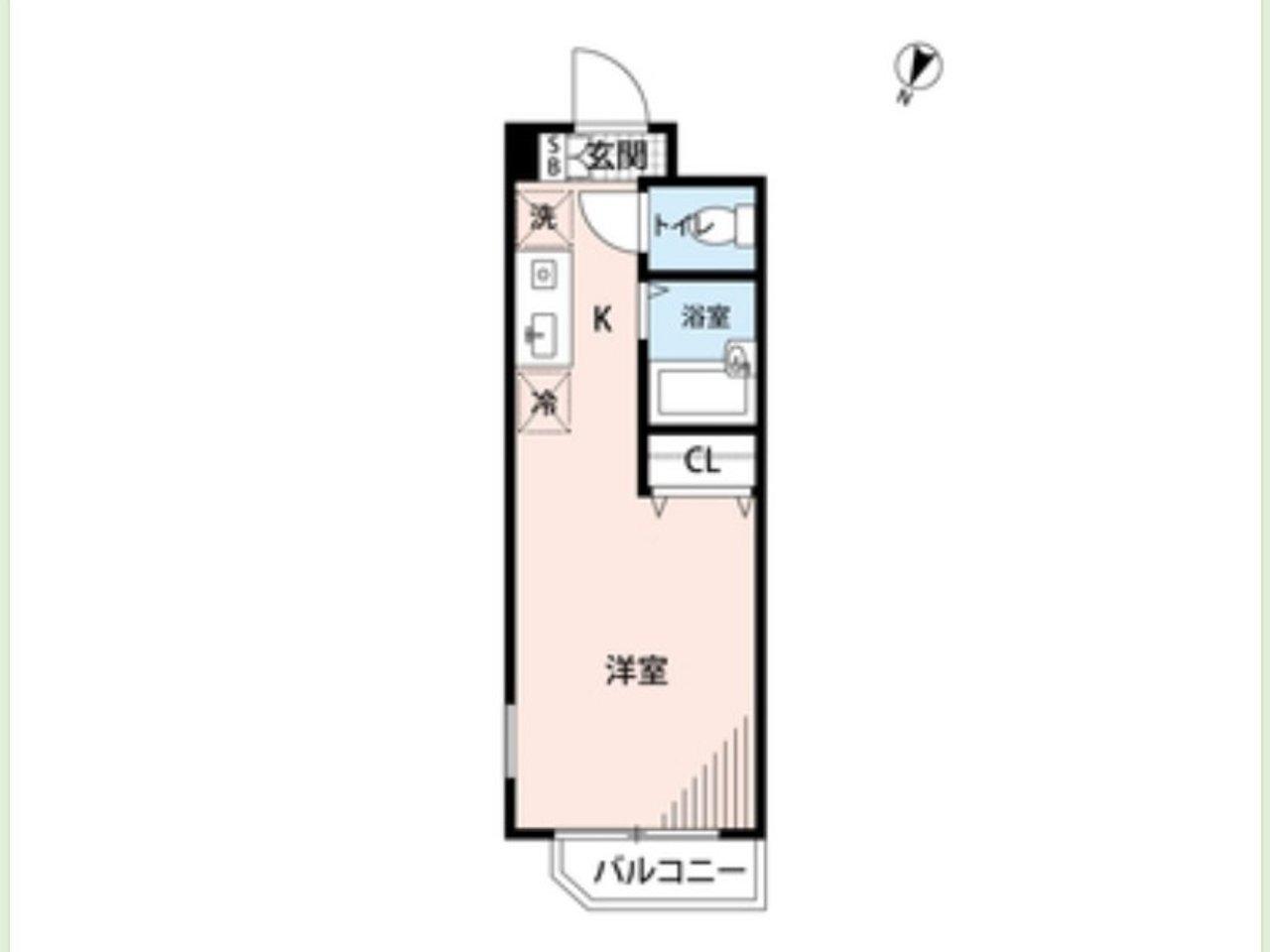 マイナビSTAYミライエ上北沢(ワンルーム/2階)の間取り写真