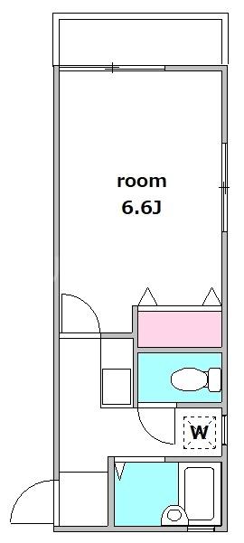 GRANDFORT BELL (1K/2階)の間取り写真