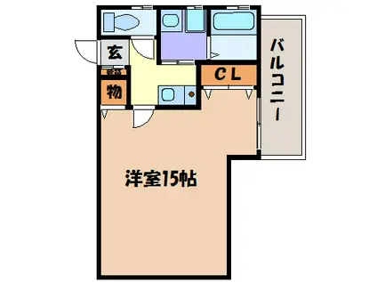 地下鉄東山線 一社駅 徒歩20分 4階建 築25年(1K/4階)の間取り写真