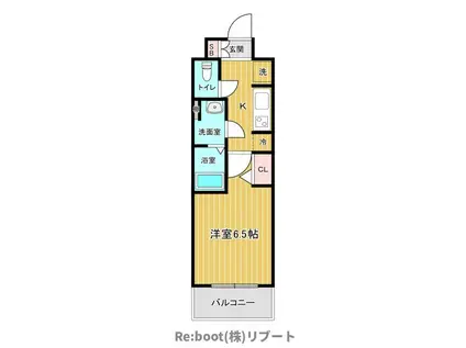 N-STAGE GYOTOKU(1K/4階)の間取り写真