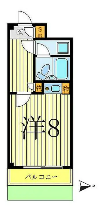 ライオンズマンション蕨第2 1階階 間取り