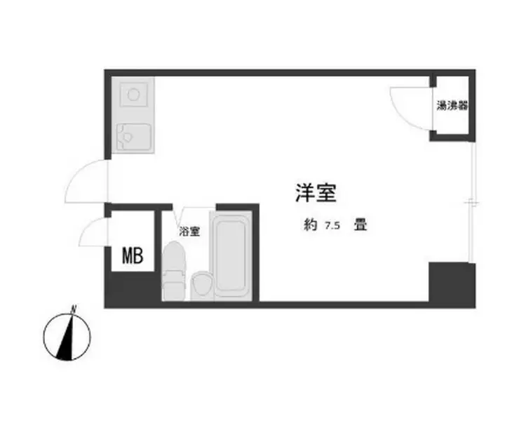 日興パレスビル渋谷 4階階 間取り