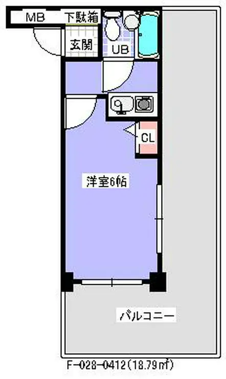 グランフィールド南行徳 4階階 間取り