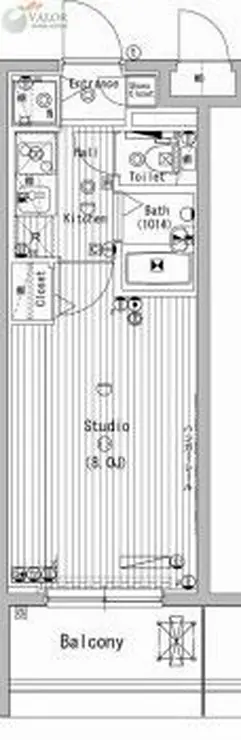 グランド・ガーラ横濱万世町 11階階 間取り