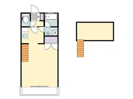 ルミネンス本郷 I(1K/1階)の間取り写真