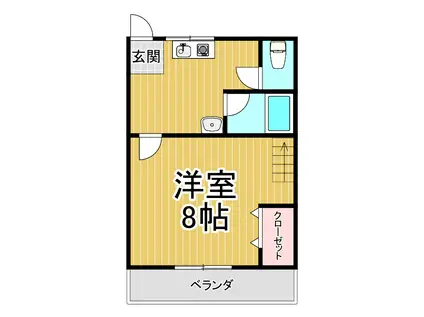 サウンドグレース パート3(1K/3階)の間取り写真