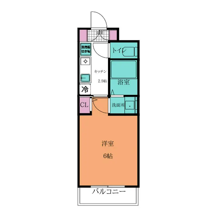 ロイヤルコート武蔵境 3階階 間取り