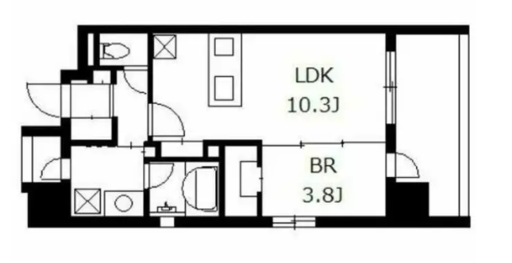 ルジェンテ赤坂 3階階 間取り