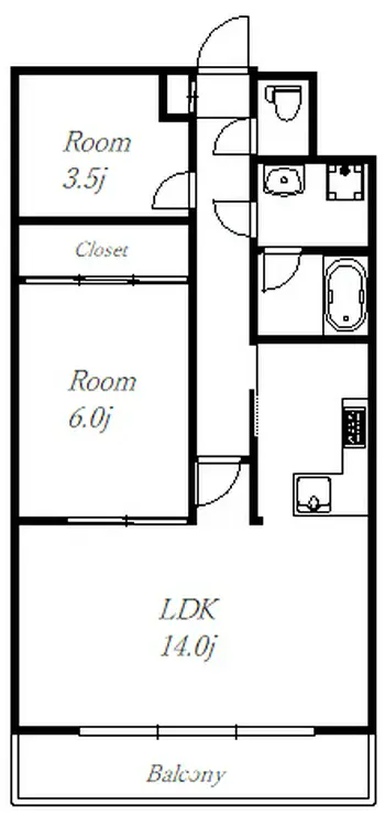 メゾンド津田沼 3階階 間取り