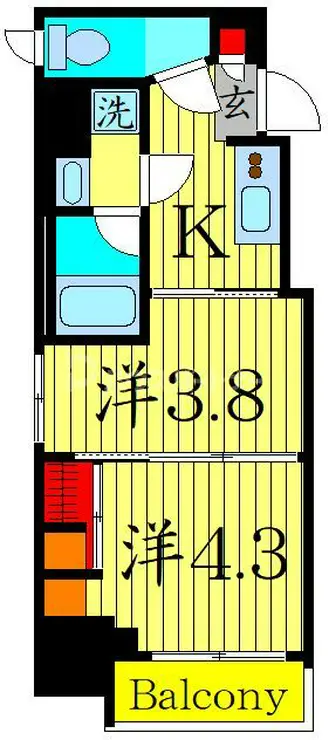 アイル プレミアム駒込 6階階 間取り