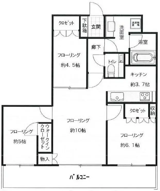 アトラスタワー西新宿 11階階 間取り
