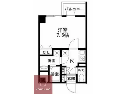 リードレジデンス関大前(1K/3階)の間取り写真