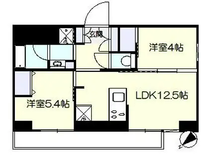 S-RESIDENCE王子ENABLE(2LDK/3階)の間取り写真