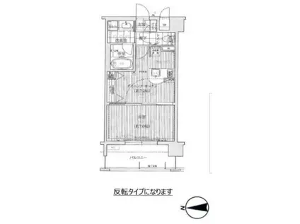 KAISEI梅田(1DK/5階)の間取り写真