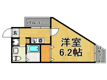 CASAMENTO BALZAII(1K/1階)の間取り写真