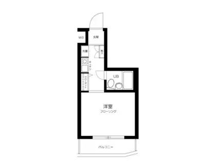 日神パレステージ南長崎(1K/3階)の間取り写真