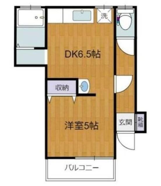 サニネス阿佐ヶ谷(ワンルーム/2階)の間取り写真