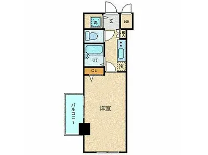 フェニックス新横浜参番館(1K/3階)の間取り写真