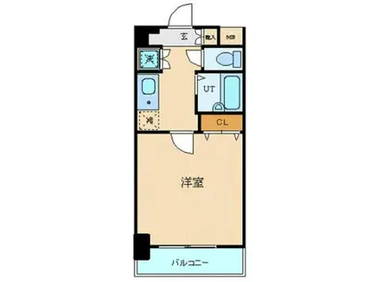 シンシア蒲田ステーションプラザ(1K/8階)の間取り写真