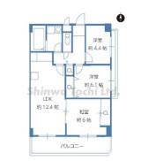 コンシェール信和(3LDK/5階)の間取り写真