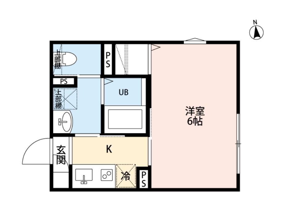 DESIGNER TOKYO(1K/2階)の間取り写真