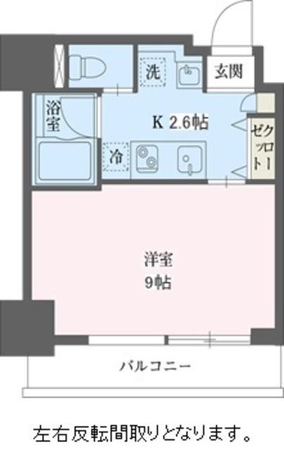 リーフコンフォート赤羽(1K/8階)の間取り写真