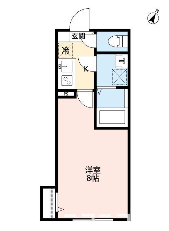 ROBOT HOME 上本郷(1K/1階)の間取り写真