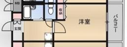 オーロラコート兵庫駅前(1K/9階)の間取り写真