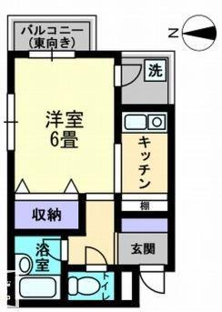 アルファエステート錦町(1K/3階)の間取り写真