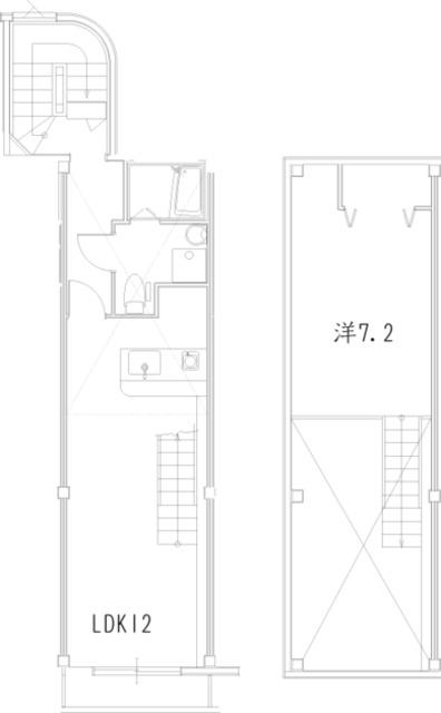 アンバサダー上石神井(1LDK/2階)の間取り写真