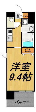 GOKISO TERRACE(1K/11階)の間取り写真