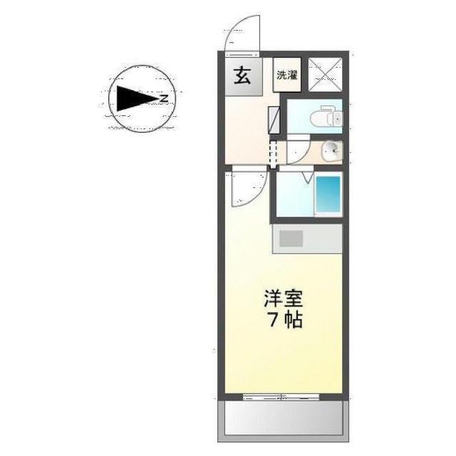 REFORTE(ワンルーム/2階)の間取り写真