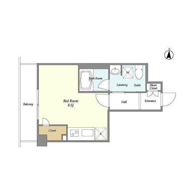 アーバンフォート住吉(ワンルーム/5階)の間取り写真