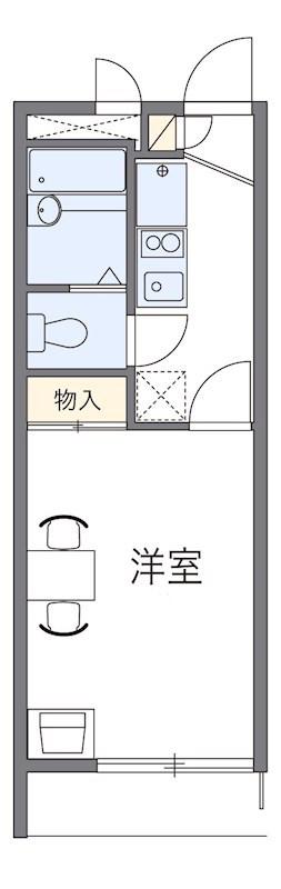 グレイス パティオ(1K/2階)の間取り写真