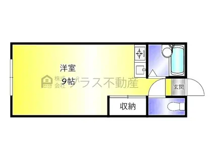福丸アパート(1K/1階)の間取り写真