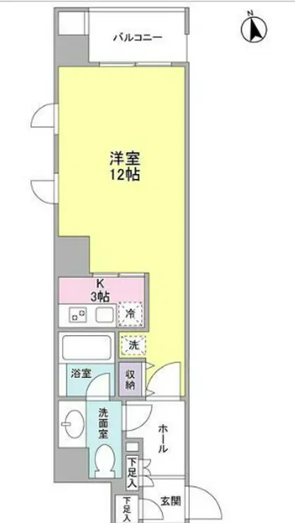 アサンブレ恵比寿 6階階 間取り