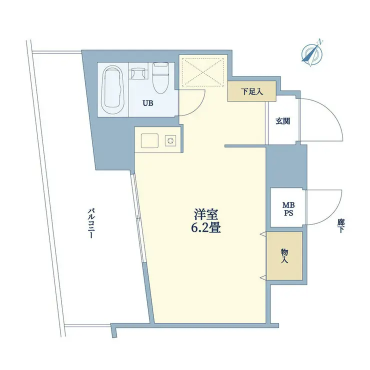シーズ西横浜 7階階 間取り