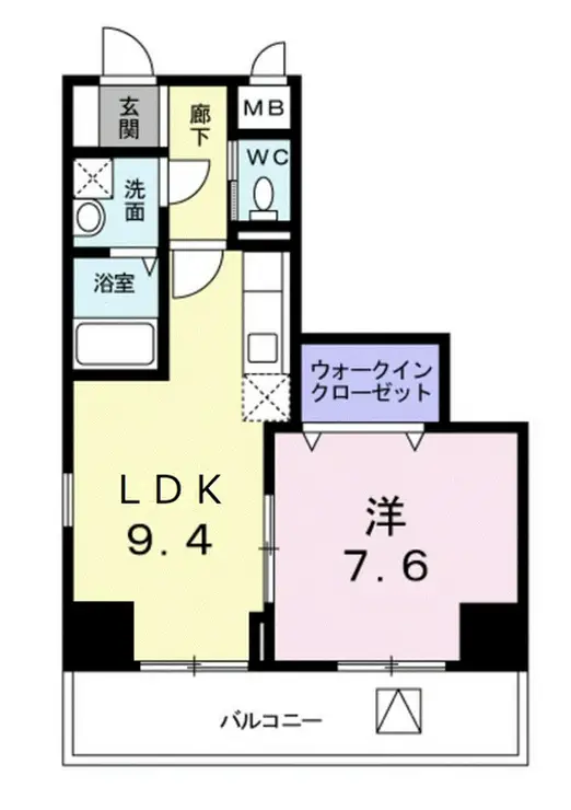 アクシオン音羽 2階階 間取り