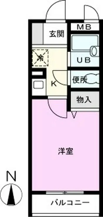 メゾン・ド・プレジダン 1階階 間取り