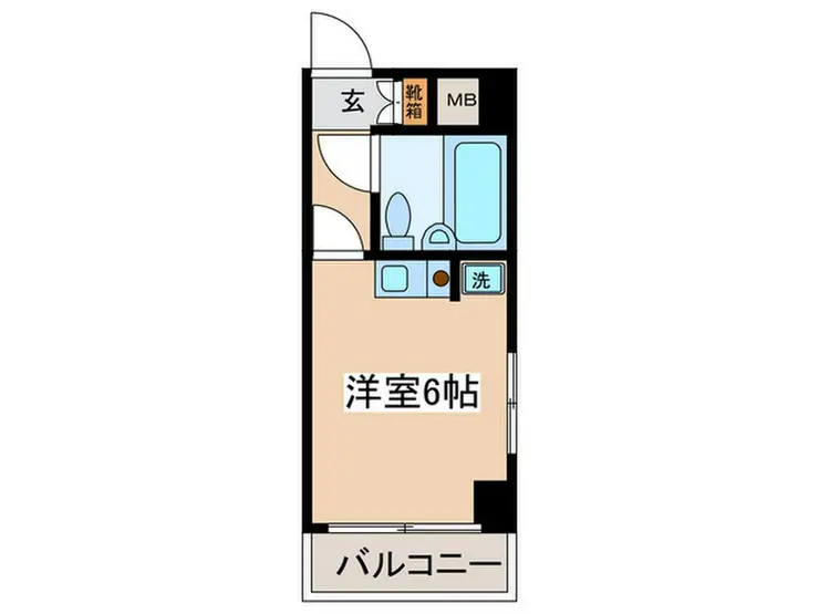 ビブレ西池 1階階 間取り